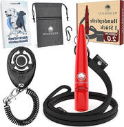 Flauto per cani - Suono costante - Addestramento cani - Frequenza standard - Cinghia comoda - Morso - Libro elettronico - Sacchetto di cibo - Ripristino dell'udito per donne