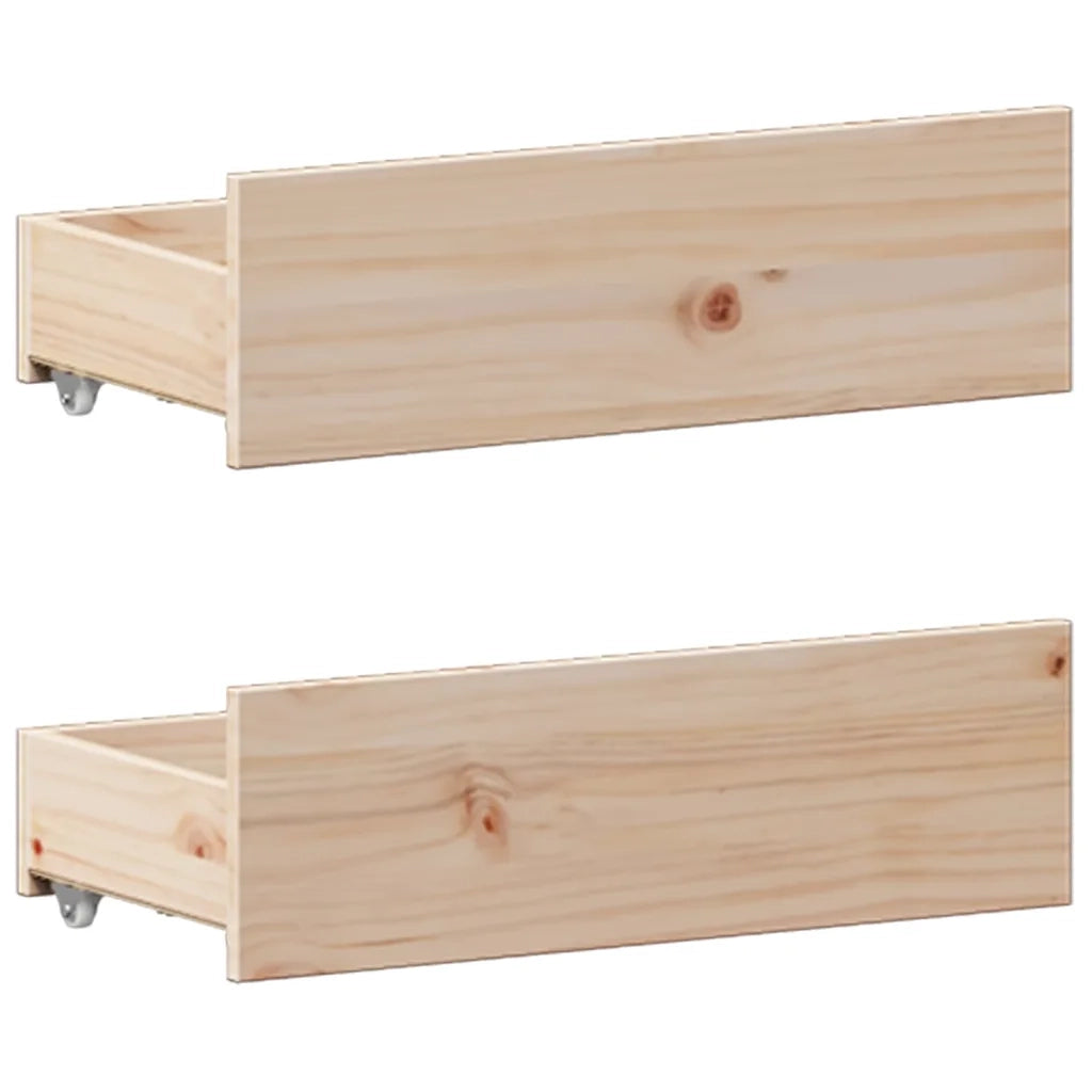 Letto Libreria senza Materasso 180x200 cm in Legno di Pino 3308912