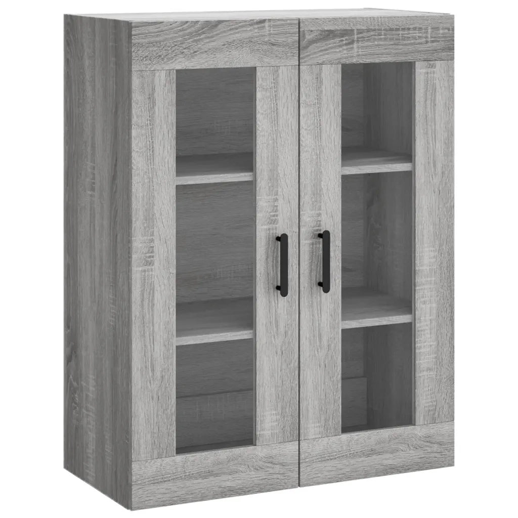 Credenza | Madia | Buffet da pranzo | Armadio da pranzo Grigio Sonoma 69,5x34x180 cm in Legno Multistrato