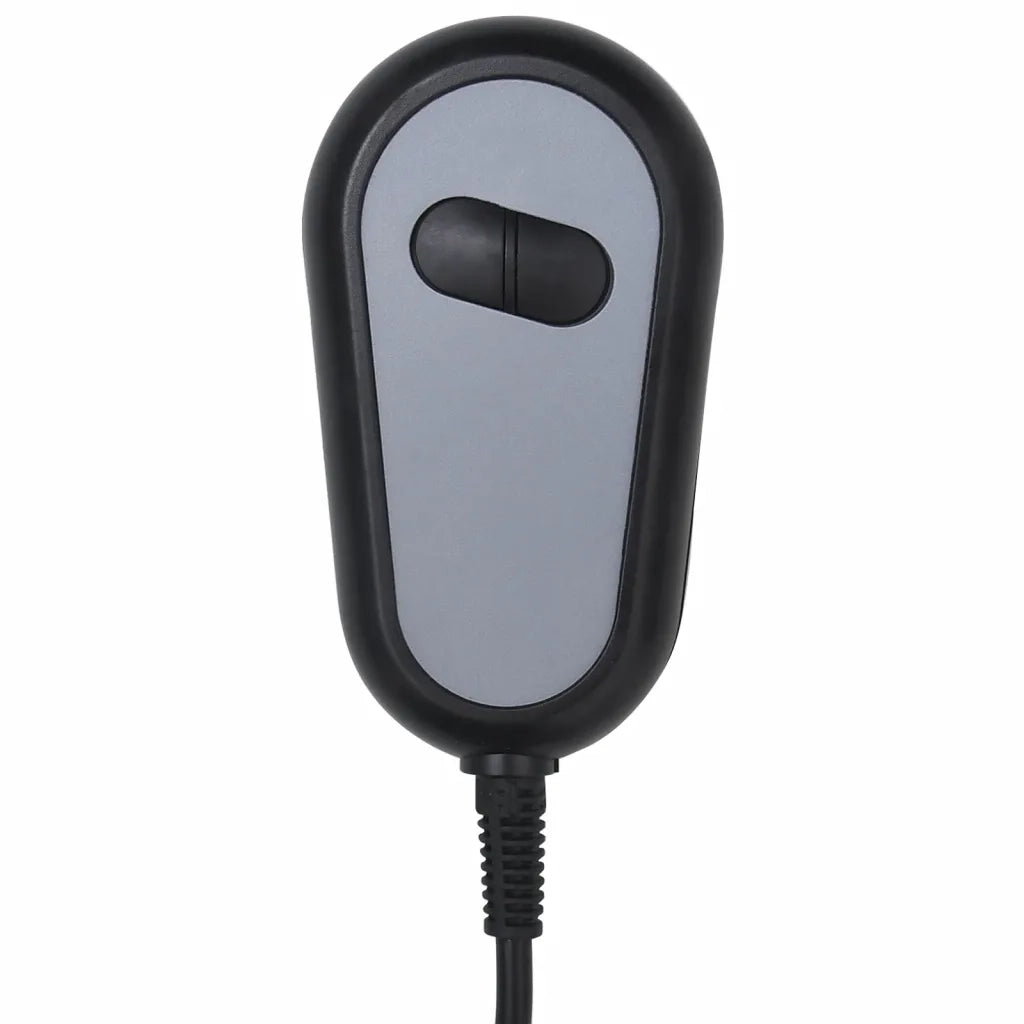 Poltrona Massaggiante Elettrica Grigio Scuro in Tessuto 3073695