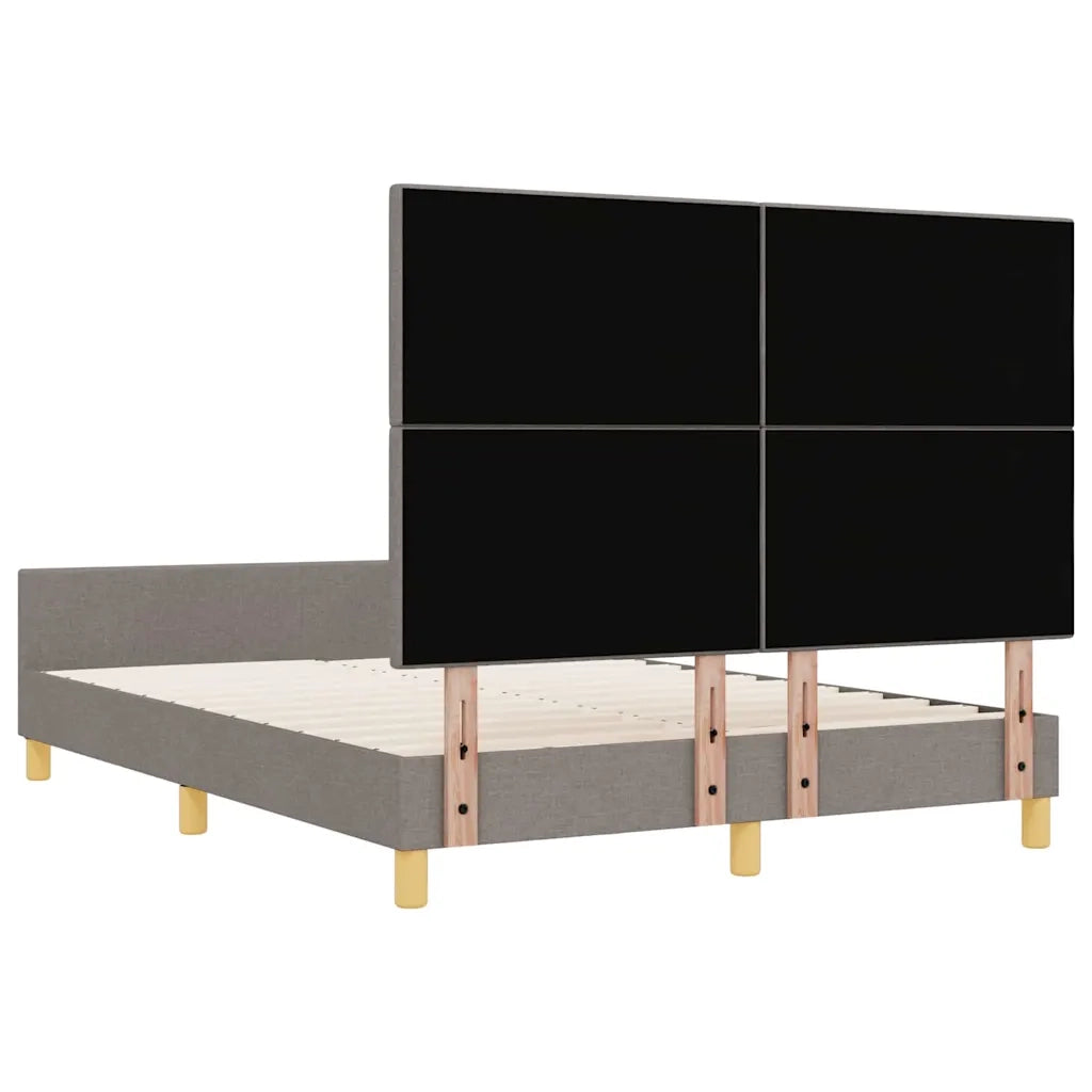Letto matrimoniale | Letto per adulti | Struttura del letto con testiera Talpa 160 x 200 cm Tessuto
