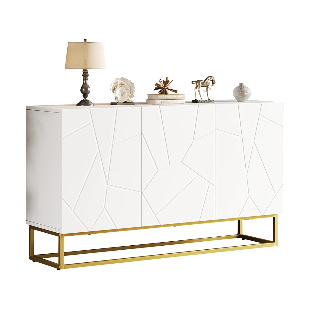 Buffet - Xylo - 4 scomparti 130cm lucido