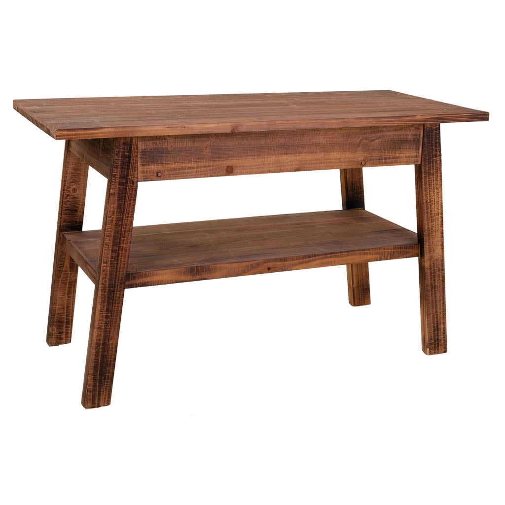 Mobile ingresso in legno marrone, 127x56x76h cm