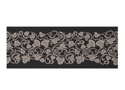 Tappeto Passatoia Tessuto Jacquard Linea Emozioni Disegno Amour Nero - 57x320 - Nero