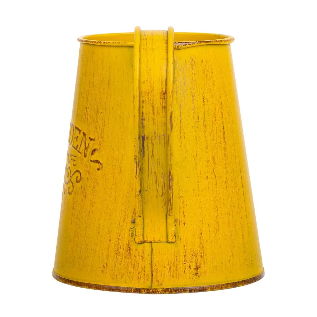 Brocca metallo gialla 14xp10x11,5/12,5h td:7,5