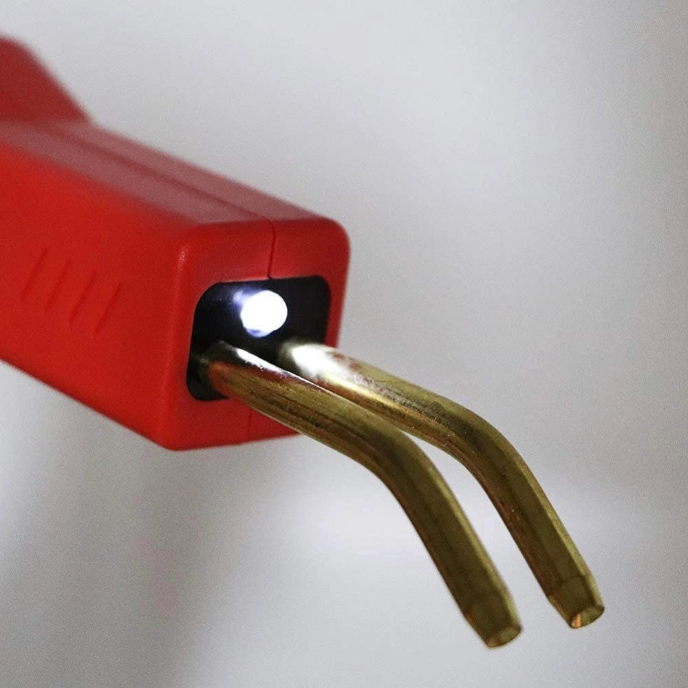 Trade Shop - Pistola Saldatore Saldatrice Per Plastiche Auto Paraurti 50w Con Kit Riparazione -