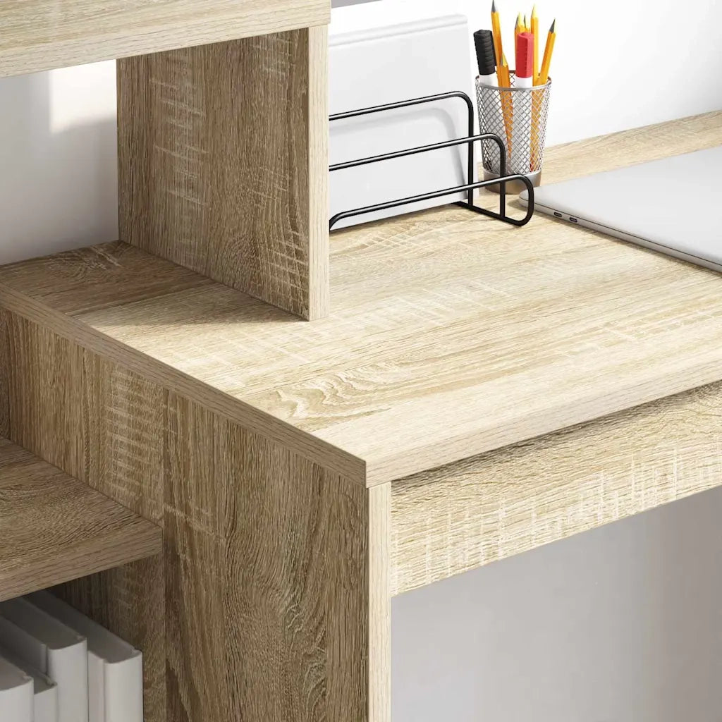 Scrivania | Tavolo da Ufficio Rovere Sonoma 100 x 40 x 90 cm Legno multistrato