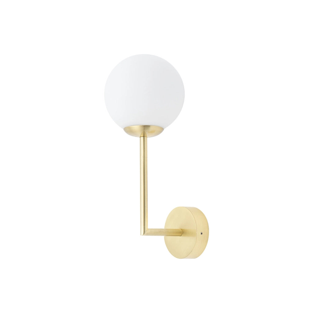Applique ottone sfera bianca 5W AGAVE Nowodvorski 10526
