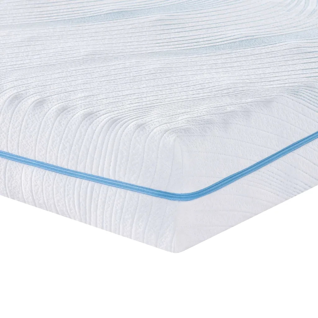 Materasso Bianco 200 x 200 cm Tessuto Jacquard