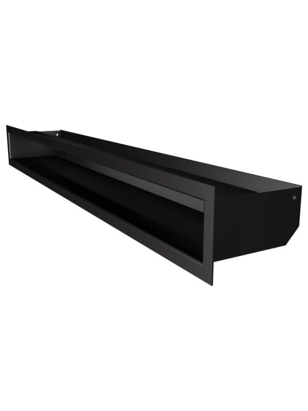 Griglia di ventilazione per camino Nera- Loft 90x800