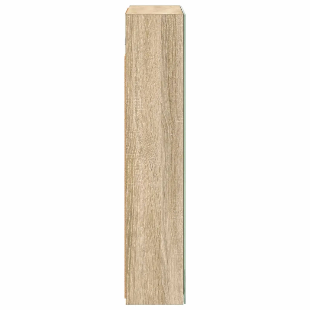 Mobiletto per specchio da bagno Rovere Sonoma 50 x 14,5 x 70 cm 889041