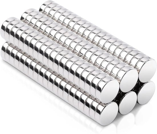 Set di magneti mini - Extra forti - 120 pezzi - 10 x 3 mm