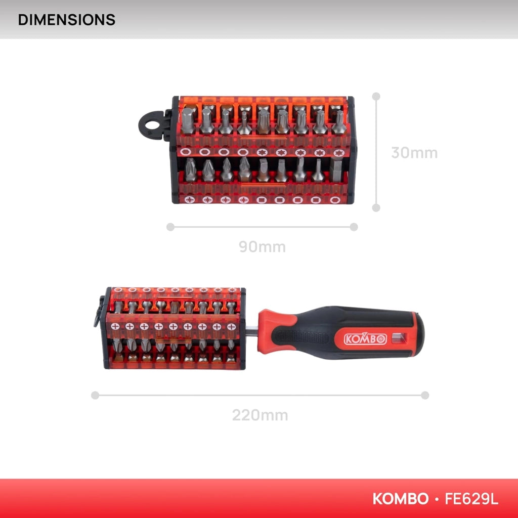 Set 37 Pezzi Professionale Per Avvitare ALL-IN-ONE