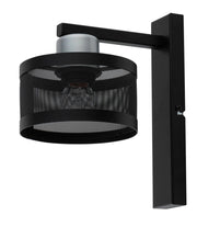 Applique industriale decorativa nero/argento Off E27 15W Sigma