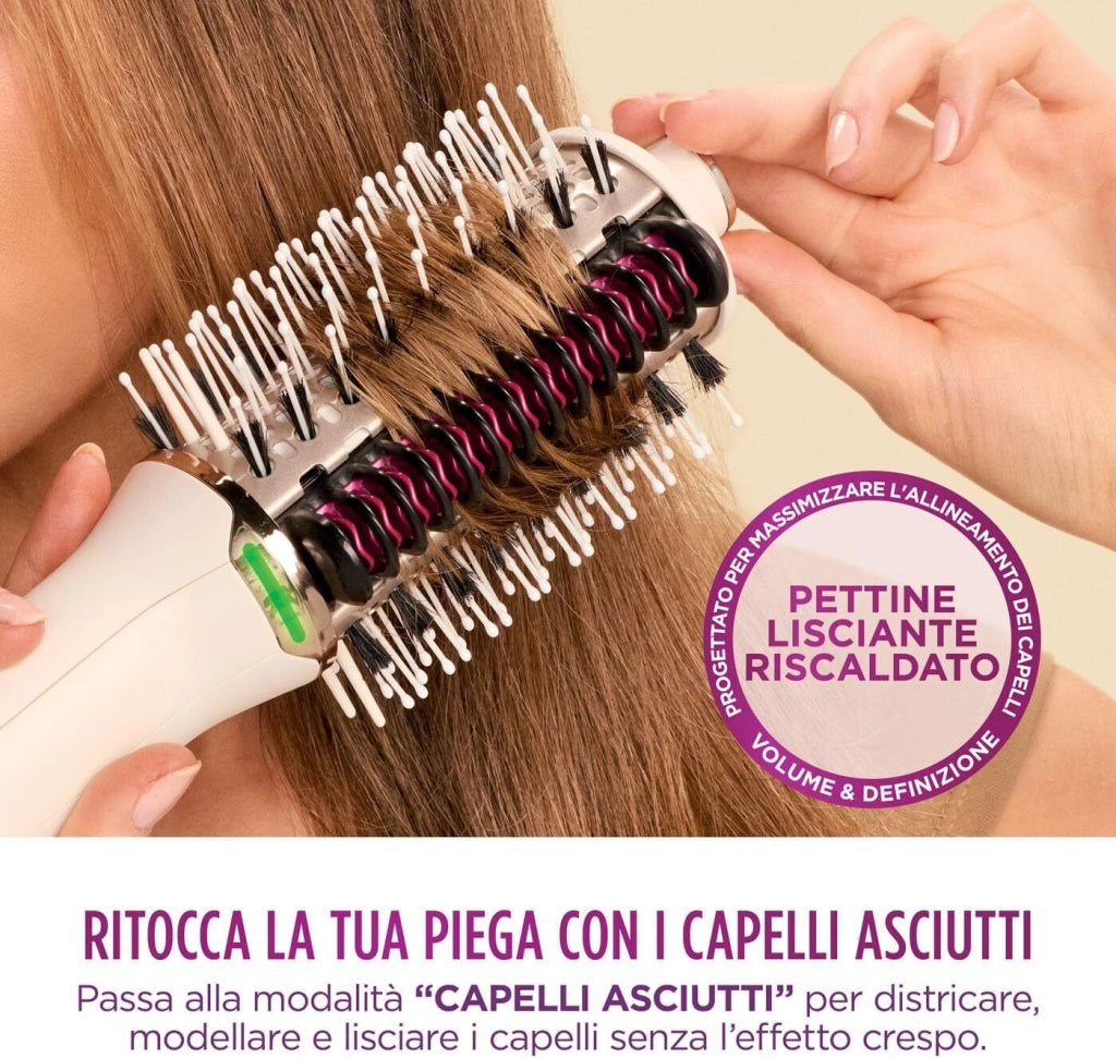 Shark Spazzola riscaldata e Pettine lisciante SmoothStyle HT202EU