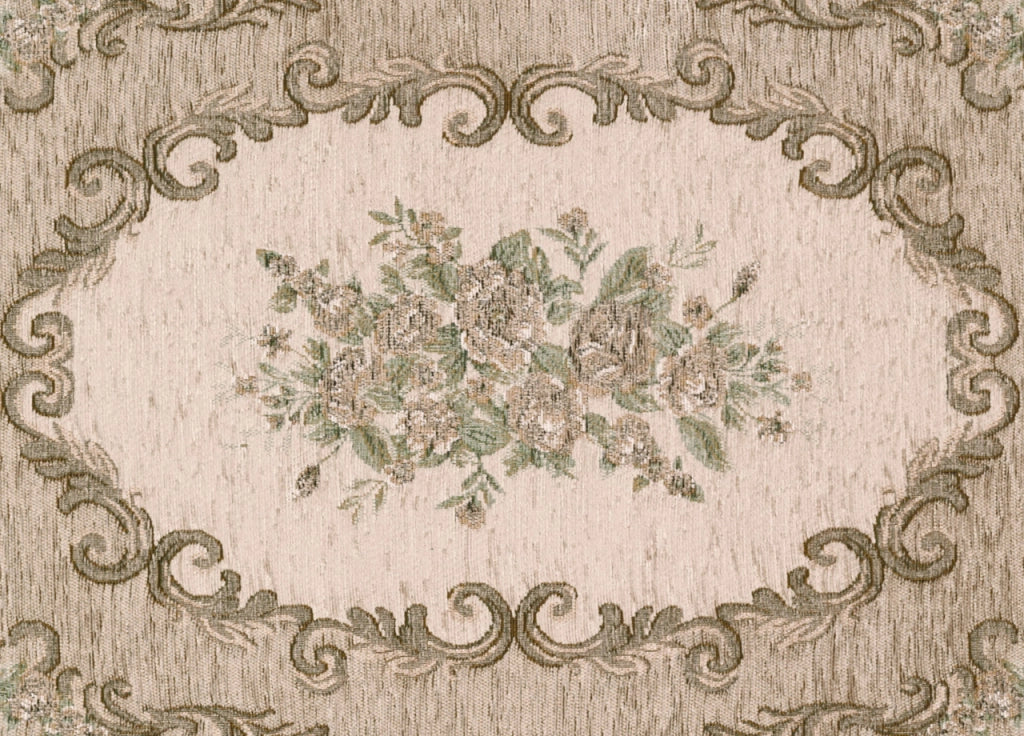 Tappeto Velour Antiscivolo Disegno Operà By Suardi - 140x200 - Tortora