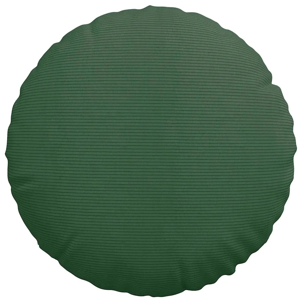 Cuscini per Seduta 2 pcs Verde Scuro Ø50 x 19 cm 42014191