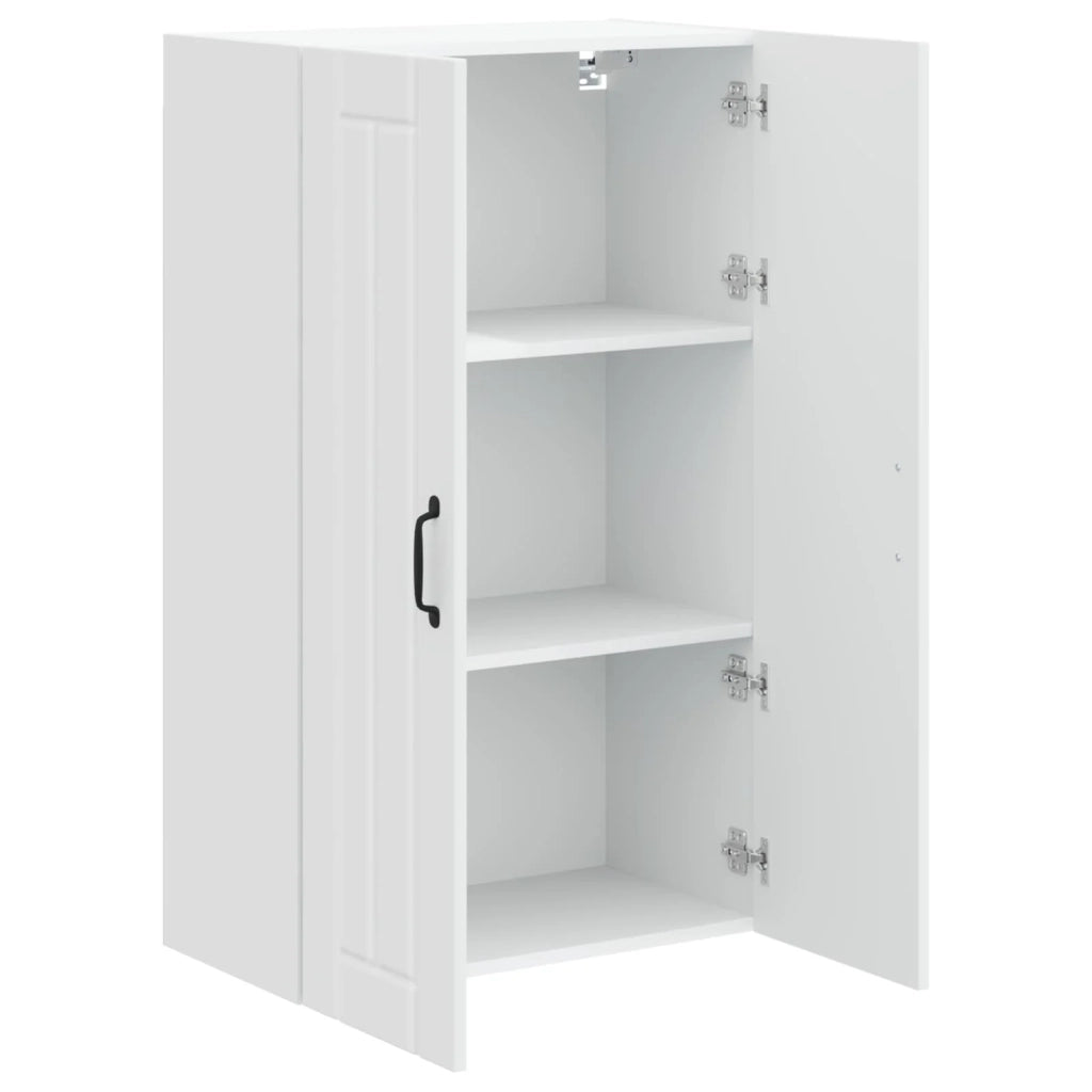 Mobile da cucina moderno e funzionale con vani portaoggetti 60 x 31 x 100 cm legno ingegnerizzato bianco 02_0054152