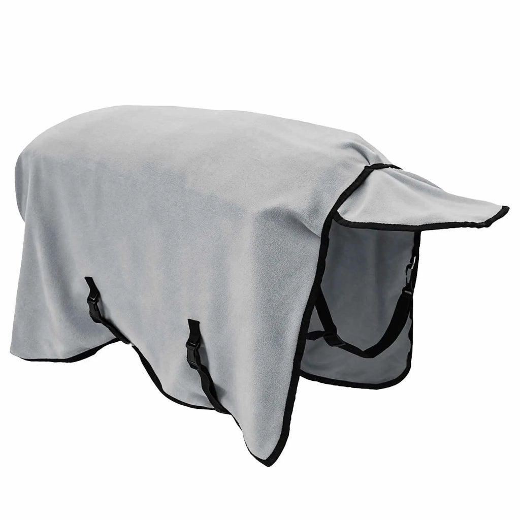 Coperta per Cavalli Grigio chiaro e rosa completo 105 cm CFW9750203