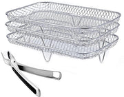 Fornitore di Aria - Dehydratore a 3 Livelli - Capacità di Secchezza Alimenti - Compatibile con DZ201/DZ100 - Realizzato in Acciaio Inossidabile - Resistentente alla Lavastoviglie - Dehydratore