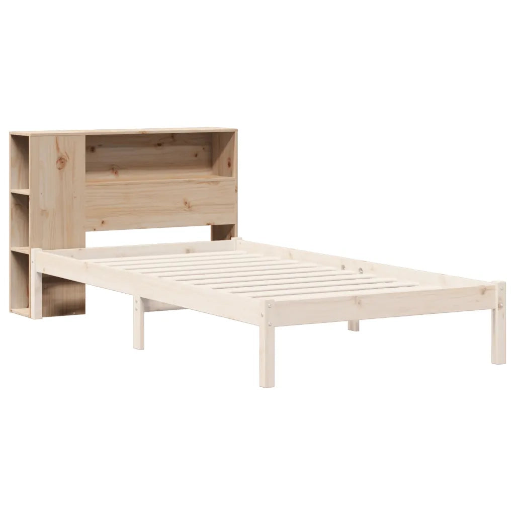Testiera | Testata con Ripiani 75 cm in Legno Massello di Pino