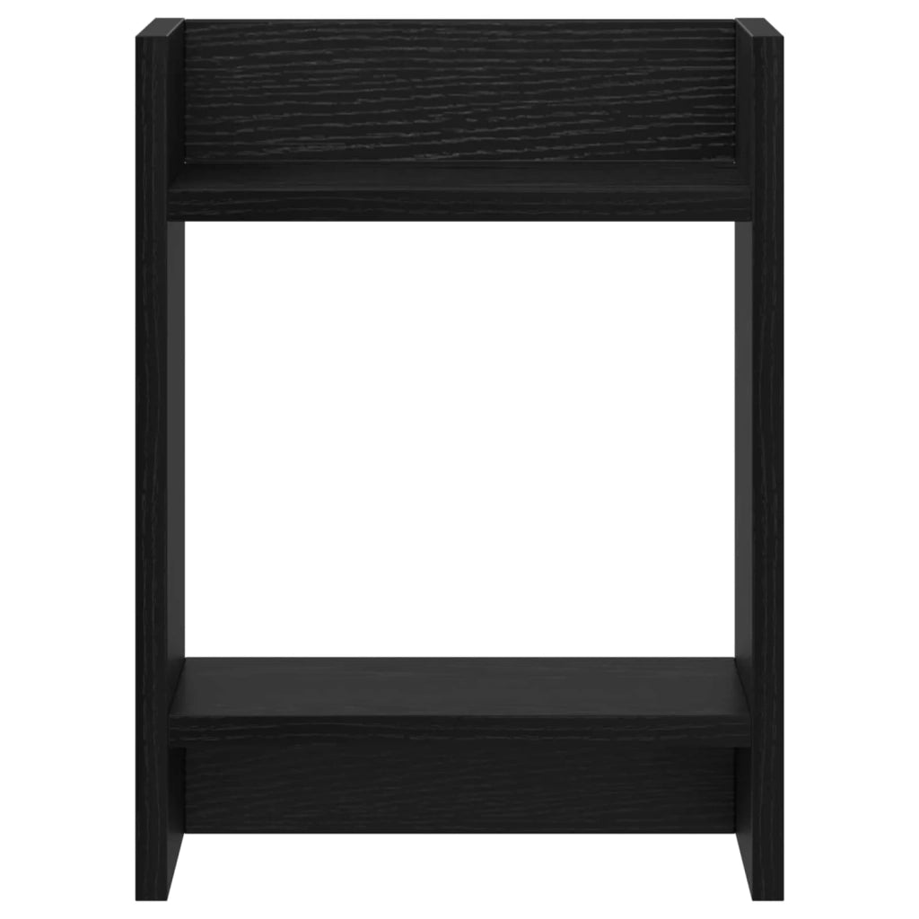 Supporto per piante | Sostegno per piante con lo scaffale Rovere Nero 30 x 30 x 40 cm