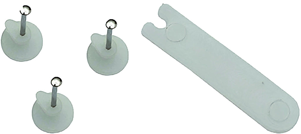 GANCETTO PER QUADRI A 1 PUNTA + APPLICATORE pz. 20 12.00 confezioni