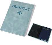Organizzatore di viaggio RFID bloccante - Portafoglio personalizzato - Organizzatore di viaggio - Dimensioni 14x10cm - Design elegante