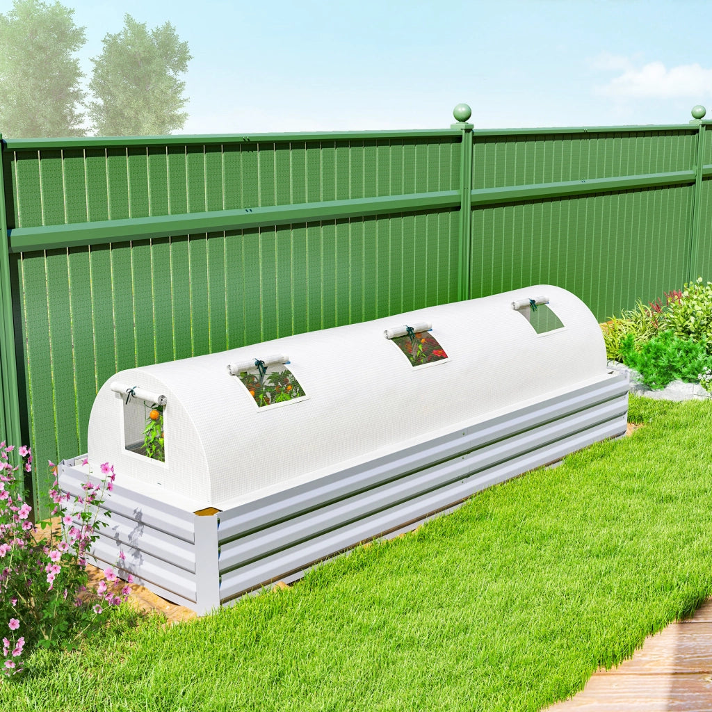 Serra da giardino ¨C zephmum ¨C 300x80x45 cm bianco