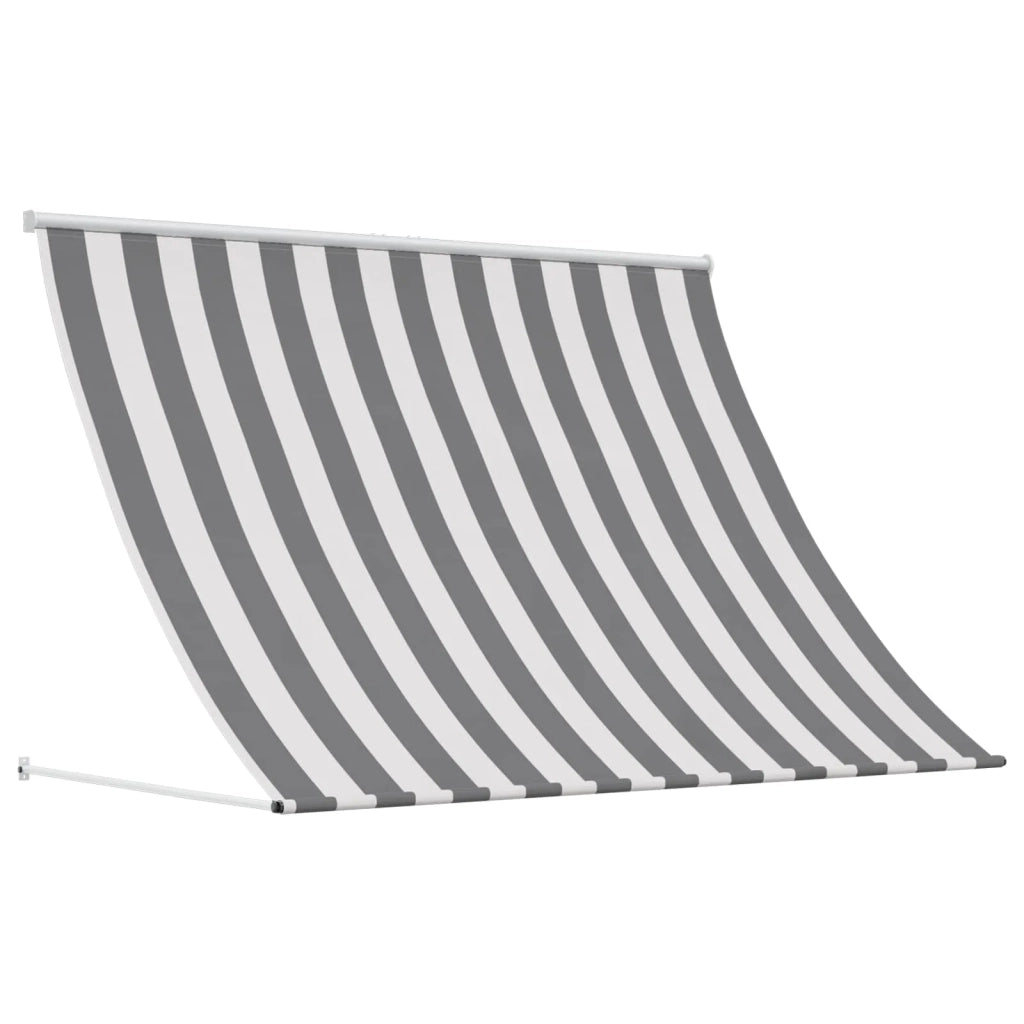 Tenda da Sole Antracite e Bianco 300 x 150 cm 42037076