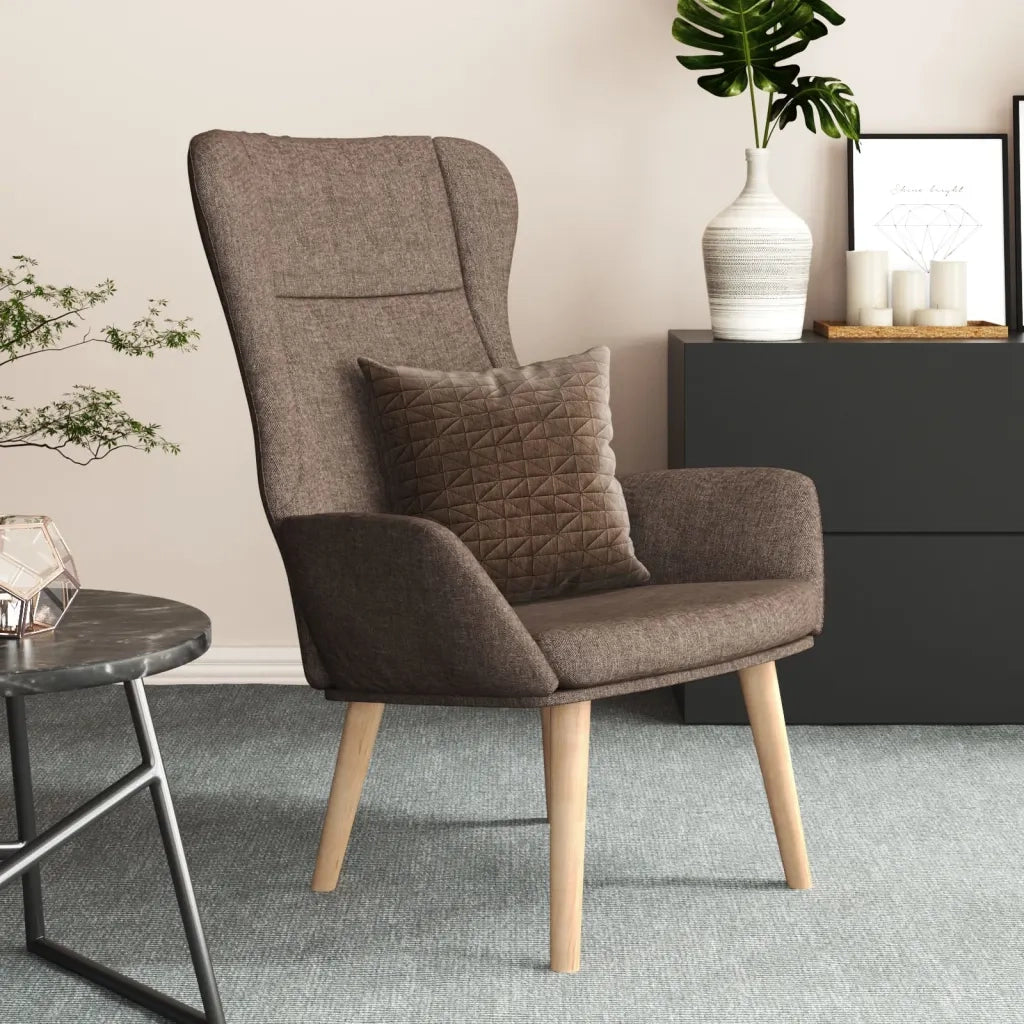 Sedia Relax Tortora in Tessuto 341403