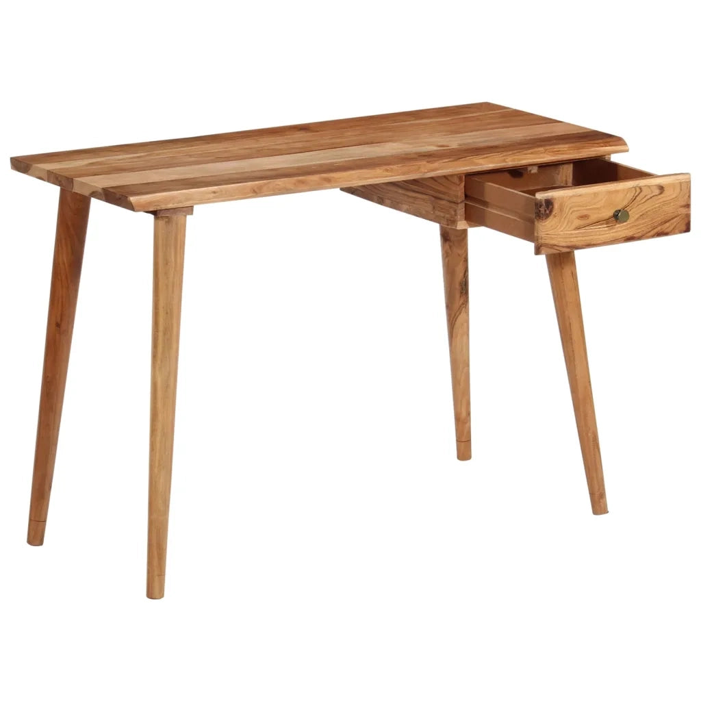 Scrivania | Scrittoio in Legno Massello di Acacia 110x50x76 cm