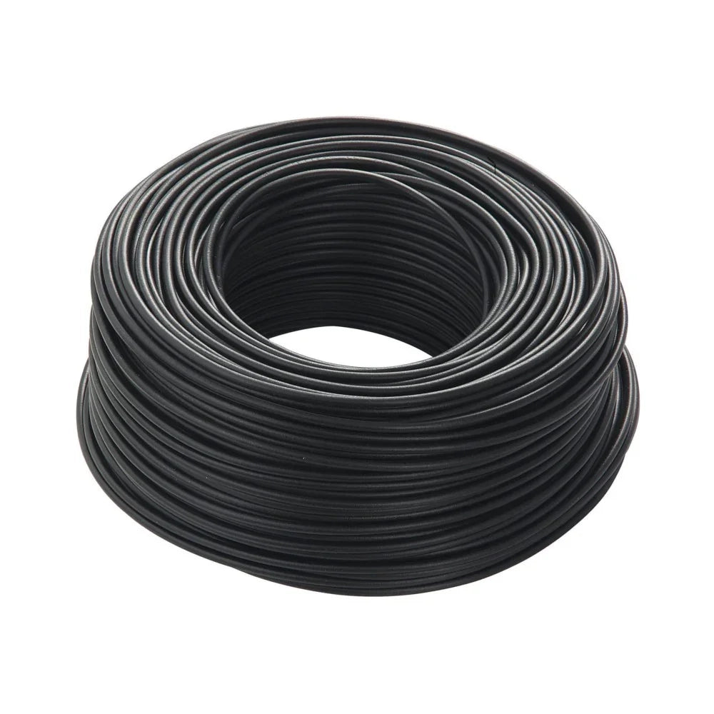 Cavo elettrico cordina unipolare nero antifiamma FS17 1 x 16 mm matassa 100 m