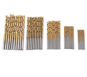 Set di Trapani a Spirale - 50 Pezzi - Alta Velocità Trapano in Acciaio - Mini Trapano Manuale - Strumenti di Trapanatura Precisi - Leggero e Duraturo - Kit di Trapani