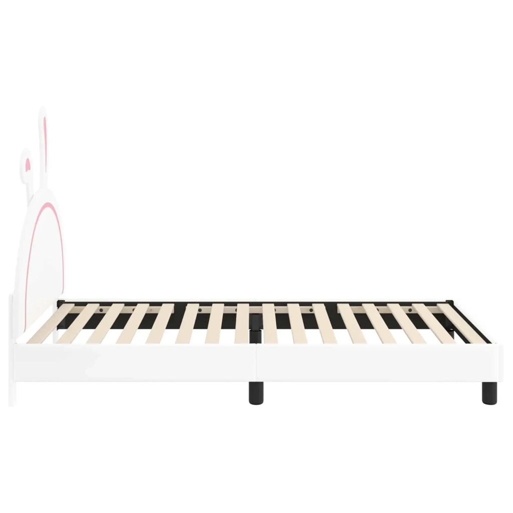 Struttura letto bambini con testata-Giroletto per bambini Bianco 80 x 200 cm PU