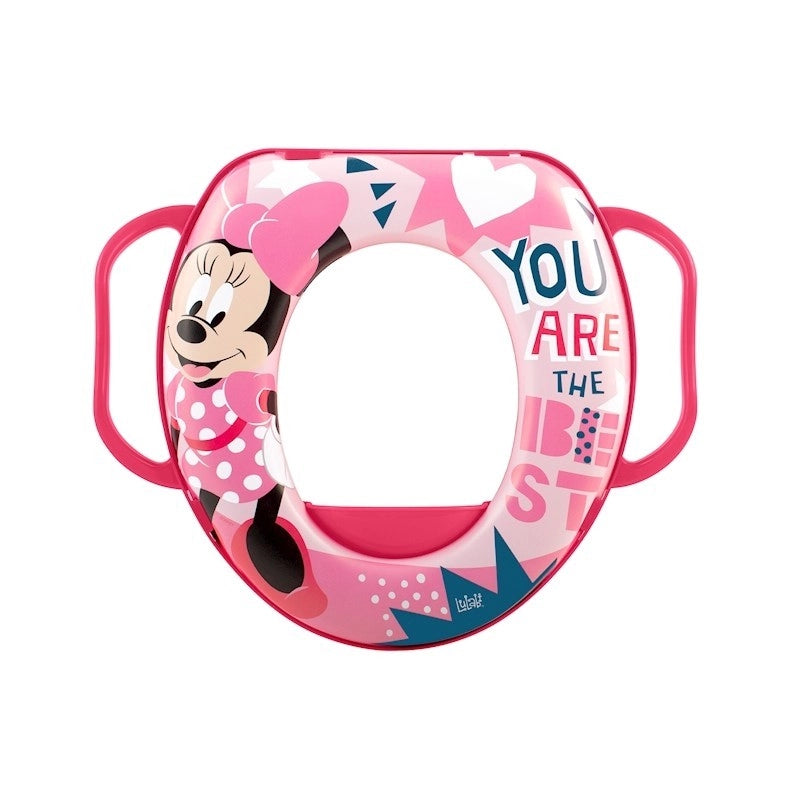 Riduttore per WC Disney Minnie Icon con maniglie imbottito BPA Free +24 Mesi