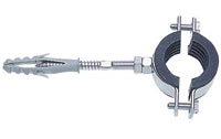 COLLARE PESANTE ZINCATO CON GUARNIZIONE ISOFONICA- Diam. 1 1/4  (mm 38-44)- OTER- pezzi 1