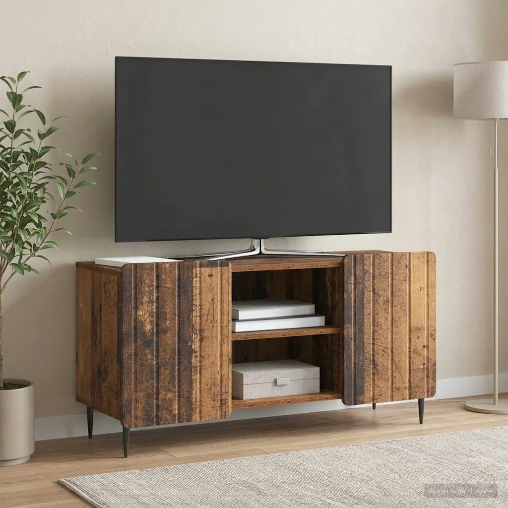 Mobile TV Legno antico 102 x 34,5 x 52 cm Legno ingegnerizzato 894473