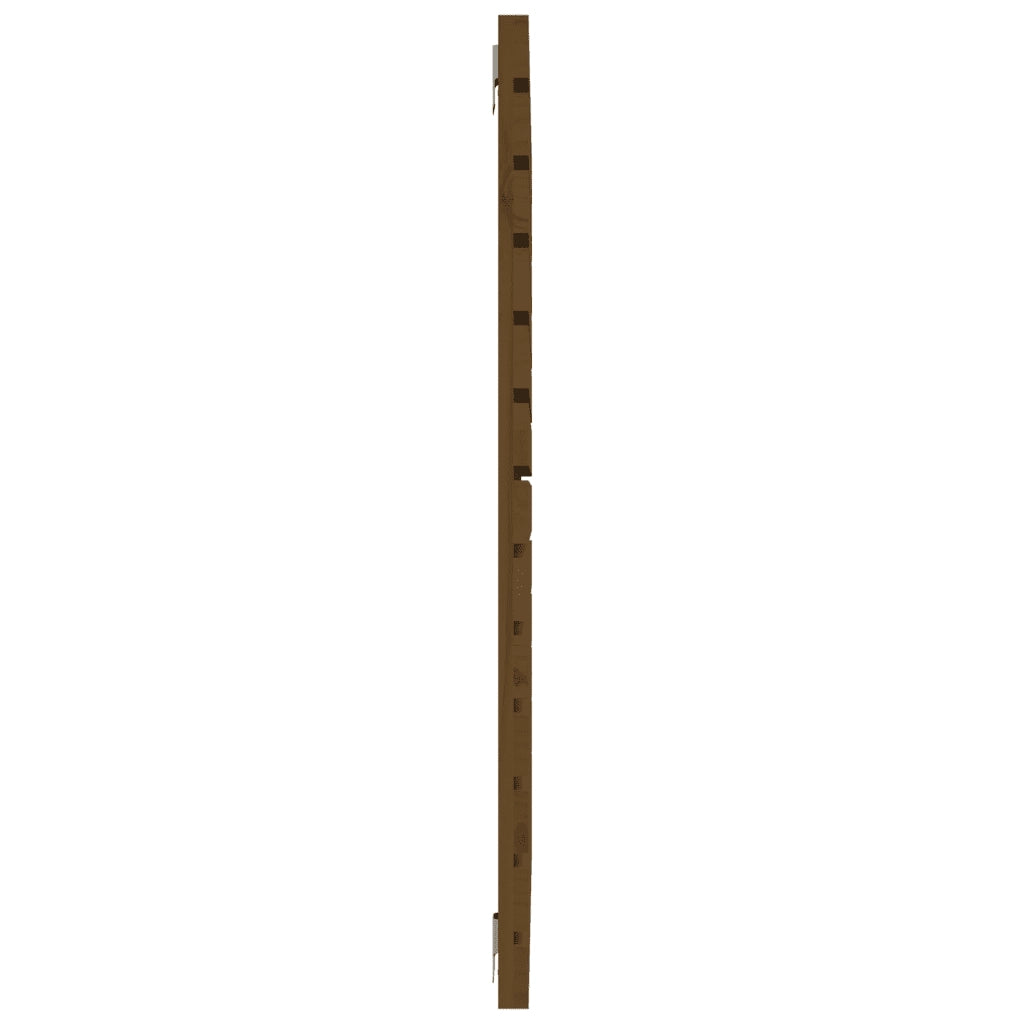 Testiera da Parete Ambra 141x3x91,5cm in Legno Massello di Pino 824711