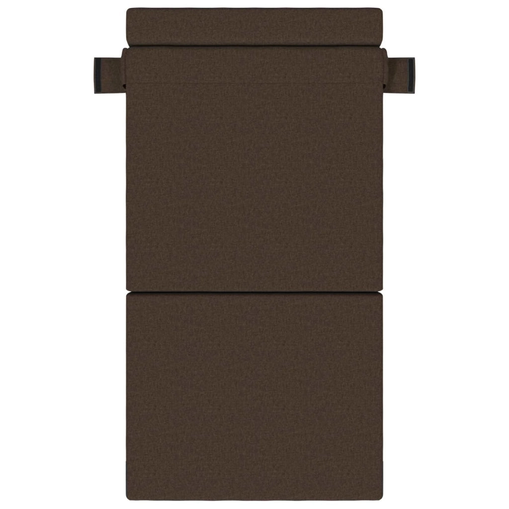 Divano Letto Pieghevole Tortora 70 x 72 x 60 cm Tessuto 900072