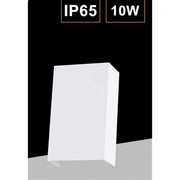 Trade Shop - Applique Led Esterno Rettangolare 10w Doppia Emissione Di Luce 3000k 4000k 640-b - -bianco Naturale      -