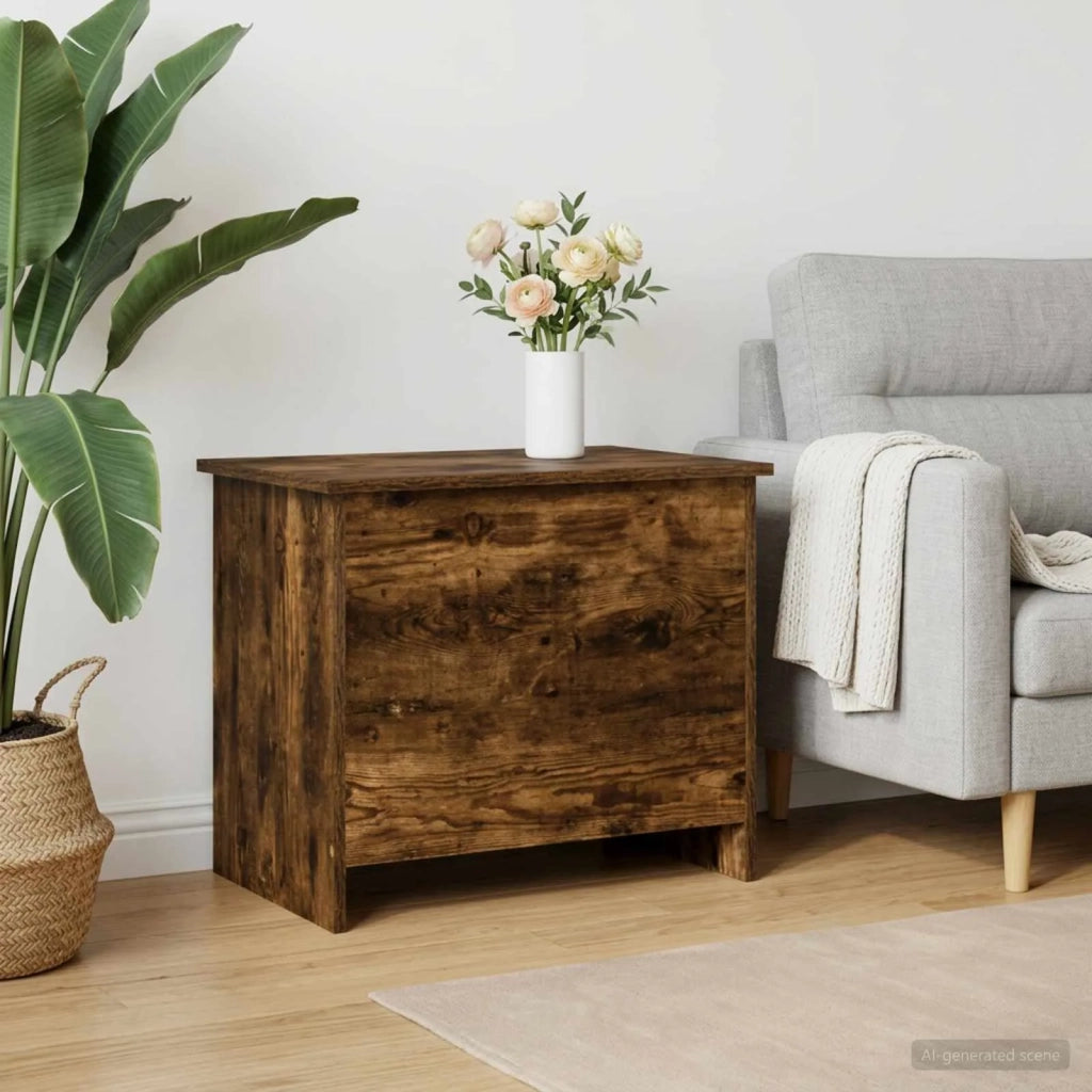 Cassa di stoccaggio Rovere Fumo 60 x 40 x 50 cm 8011255
