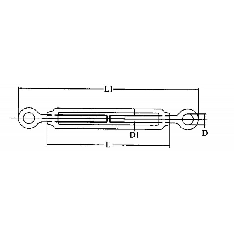 TENDITORE INOX M5 OCCHIO-OCCHIO