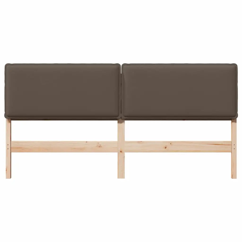 Testiera | Testata imbottita con Testiera | Testata Grigio Naturale e Chiaro 200 cm