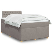 Giroletto a Molle con Materasso Tortora 120x190 cm in Tessuto 3286630
