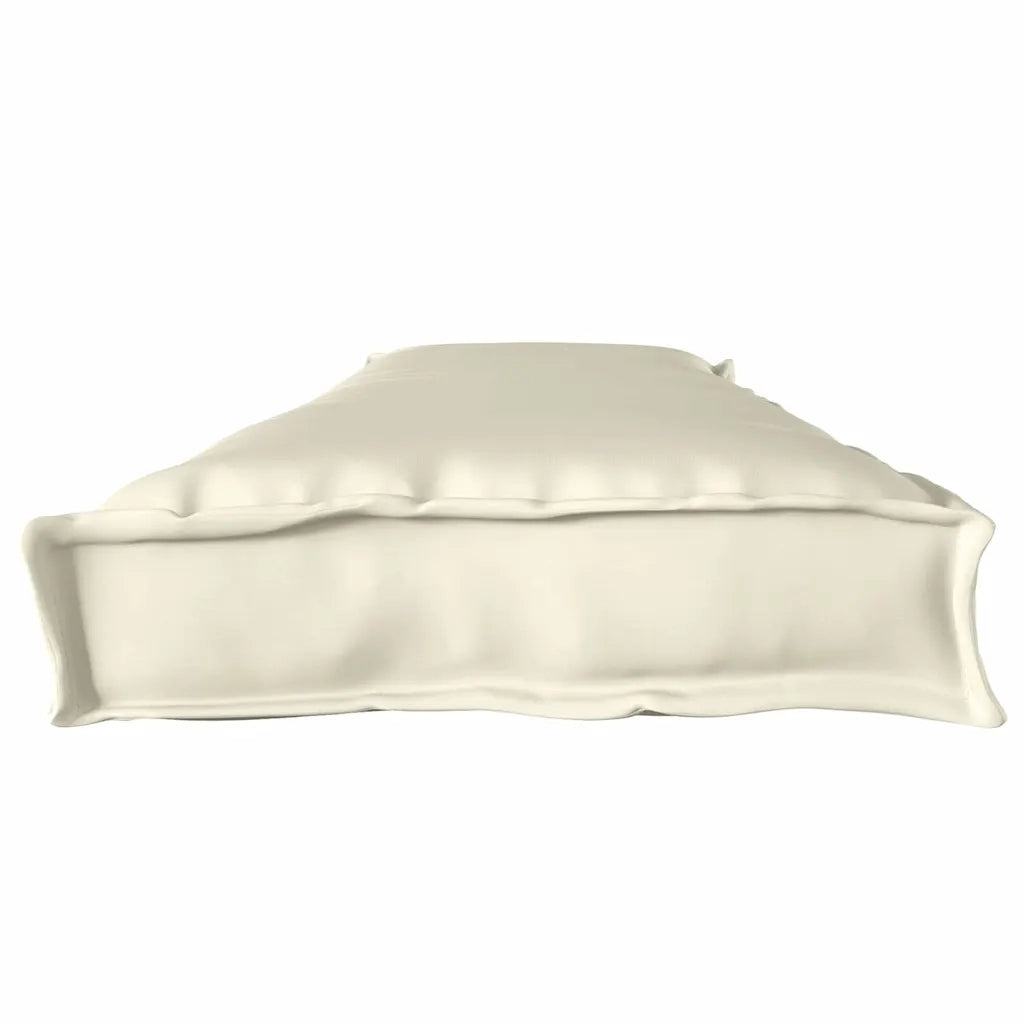 Cuscino per pallet Crema 180 x 40 x 8 cm Tessuto Oxford 42001670