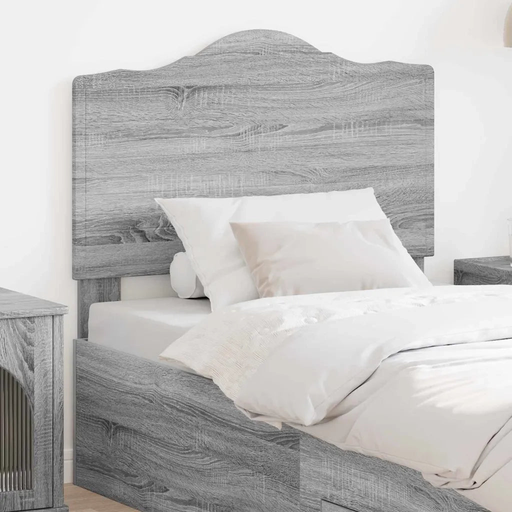 Testiera-Testata-Testiera Decorativa Grigio Sonoma 80 cm Legno multistrato 972448