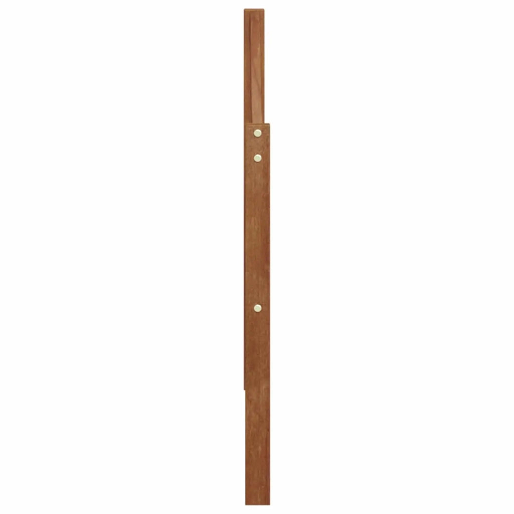 Bracciolo 2 pz Naturale 79 x 4 x 73 cm Legno di Acacia Massello 900584