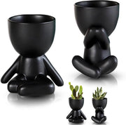Mini vasi ceramici per piante succulente e cacti - Vasi decorativi per interni e esterni