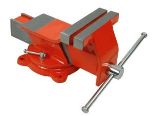 MORSA DA BANCO GIREVOLE IN ACCIAIO  mm.80 base girevole    ALTE